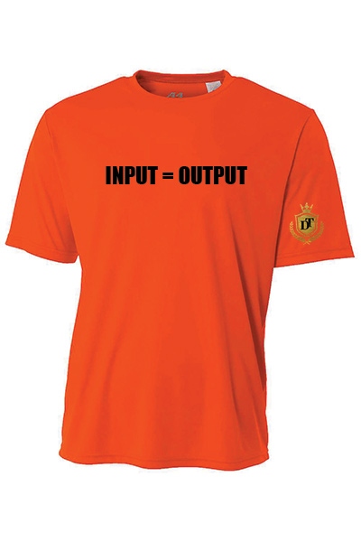 Cooling Performance T-Shirt-Input-Output