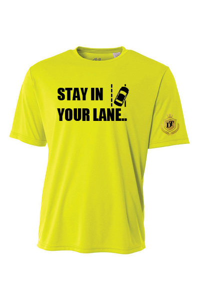 Cooling Performance T-Shirt -Stay In Your Lane